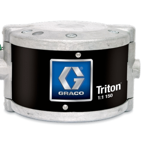Triton Hava Tahrikli Diyaframlı Pompa, Çıplak, SST, NPT