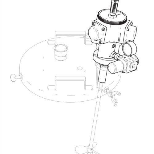 18 litre veya 38 litre kova karıştırıcılar için Radyal Pistonlu Hava Motoru Yenileme Kiti. Kova kapağı, karıştırıcı şaftı ve bıçak dahil değildir.