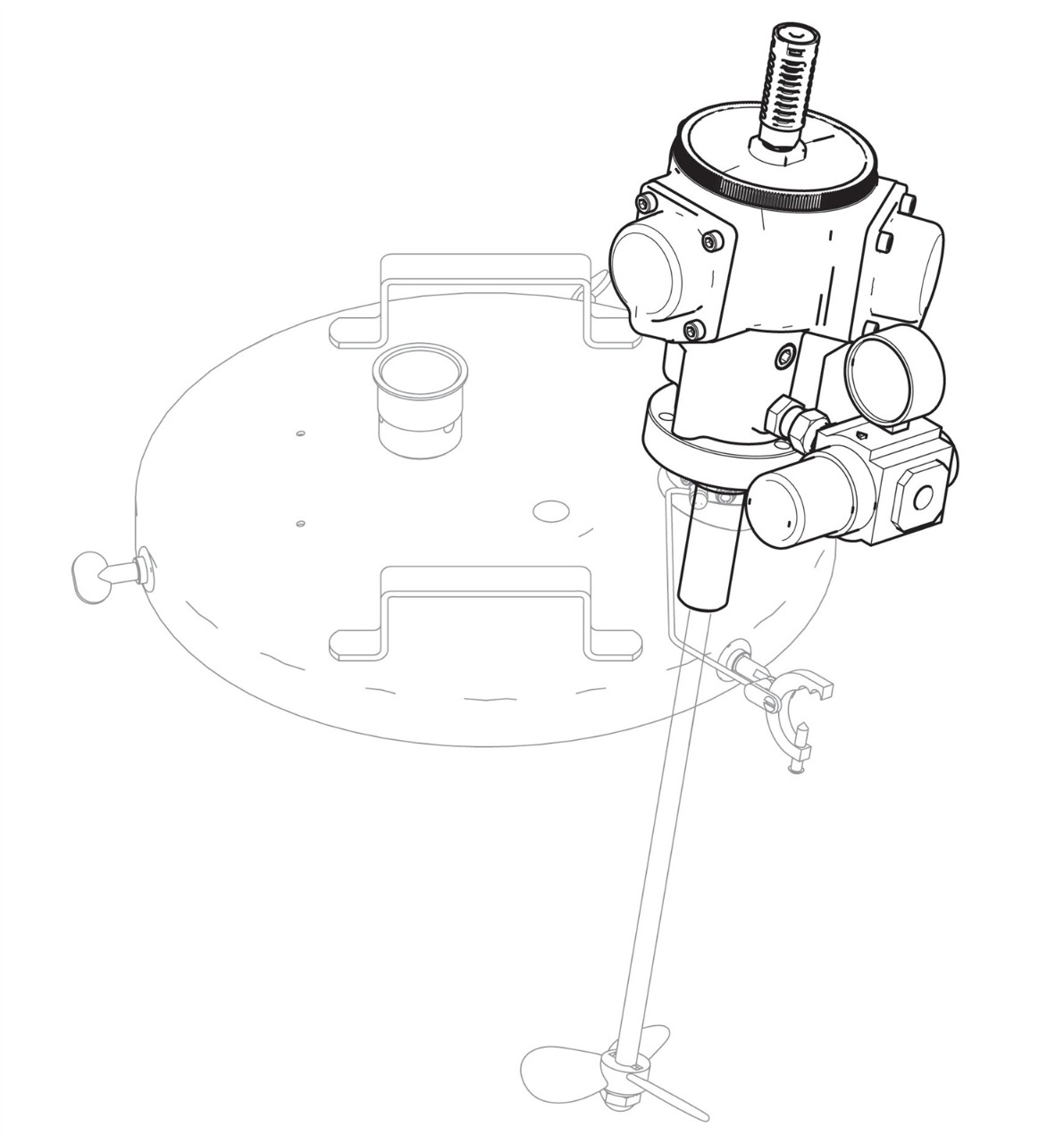 18 litre veya 38 litre kova karıştırıcılar için Radyal Pistonlu Hava Motoru Yenileme Kiti. Kova kapağı, karıştırıcı şaftı ve bıçak dahil değildir. 3 18 litre veya 38 litre kova karıştırıcılar için Radyal Pistonlu Hava Motoru Yenileme Kiti. Kova kapağı, karıştırıcı şaftı ve bıçak dahil değildir.