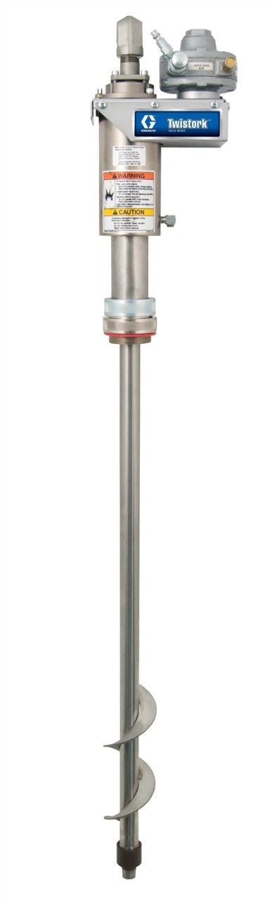 Twistork Varil Karıştırıcı, Sifon, Hava, 3/4 HP, 47,5 uzun, 304 SST, Varillerde 31,5-35,5 Ayarlanabilir 3 Twistork Varil Karıştırıcı, Sifon, Hava, 3/4 HP, 47,5 uzun, 304 SST, Varillerde 31,5-35,5 Ayarlanabilir