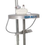 Asansör ve varil koruyuculu Ağır Hizmet Tipi Geri Dişli Varil Karıştırıcı, hava tahrikli, 1/2 HP, 81,25 cm uzunluğunda Arsan Yüzey