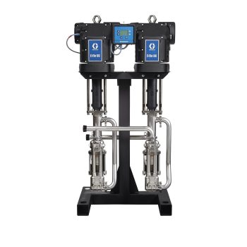 E-Flo DC 4 Bilyalı Elektrikli Sirkülasyon Pompası, 2000 cc, 2×2 HP, İleri Seviye, ATEX/FM/IECEx, Kapalı, Ultralife Mil/Silindir, Kelepçe Bağlantı, Stand