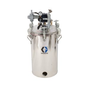 10 Galon Düşük Basınçlı (HVLP) Karıştırıcılı Kap, 15 psi’ye ayarlı, ASME sınıfı, 88 cm, 39 kg, SST