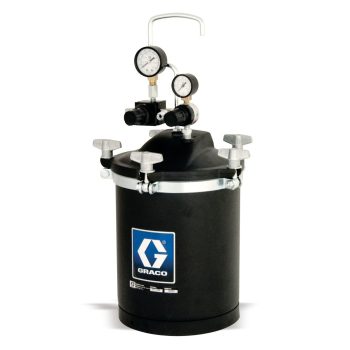 2,5 Galon Basınç Kabı, alüminyum konstrüksiyon, 50 psi’ye kadar, sıvı ve hava kontrolü için çift regülatörlü