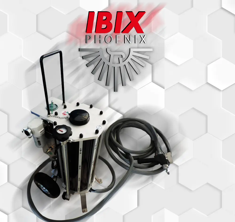 IBIX Phoenix Taşınabilir Eko-Kumlama Makinesi 1 IBIX Phoenix Taşınabilir Eko-Kumlama Makinesi